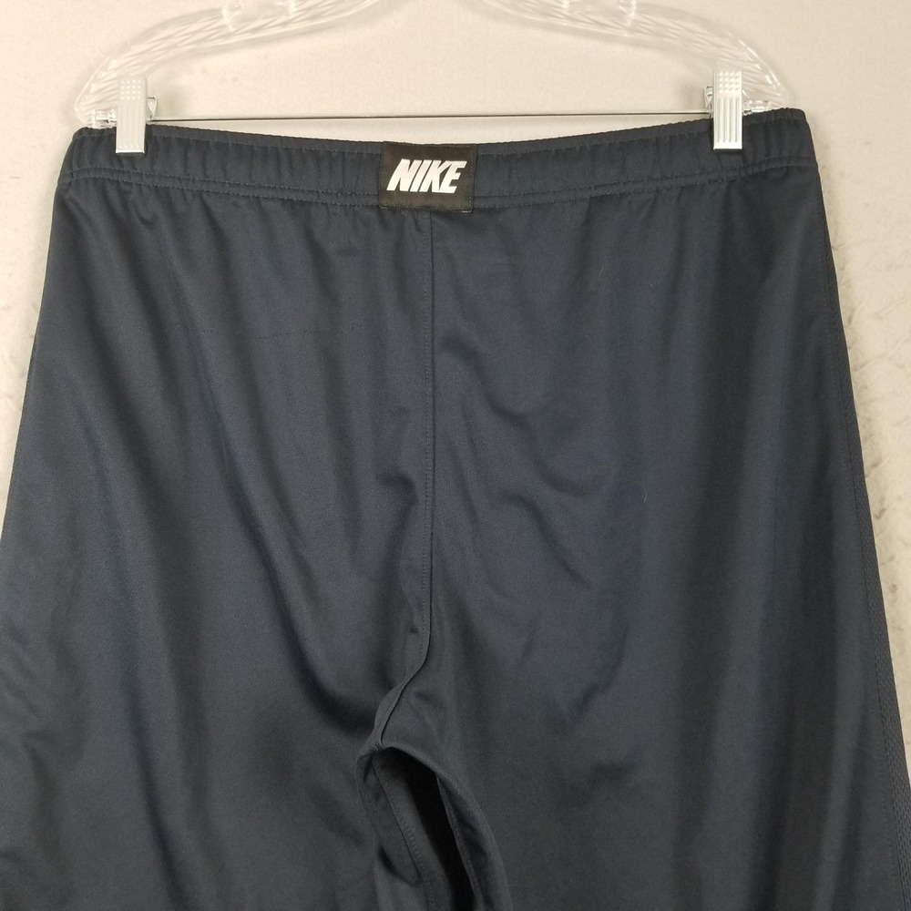 Nike Pants Mens Large Blue Gray Track Athletic Warm Up Polyester Stripe - Picture 4 of 12